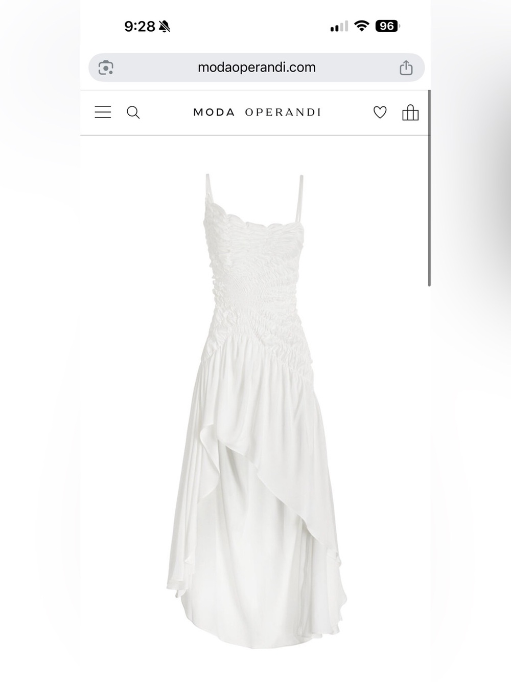 georgia hardinge celestial dress white